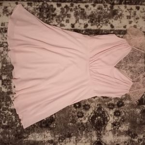 Pink shift dress